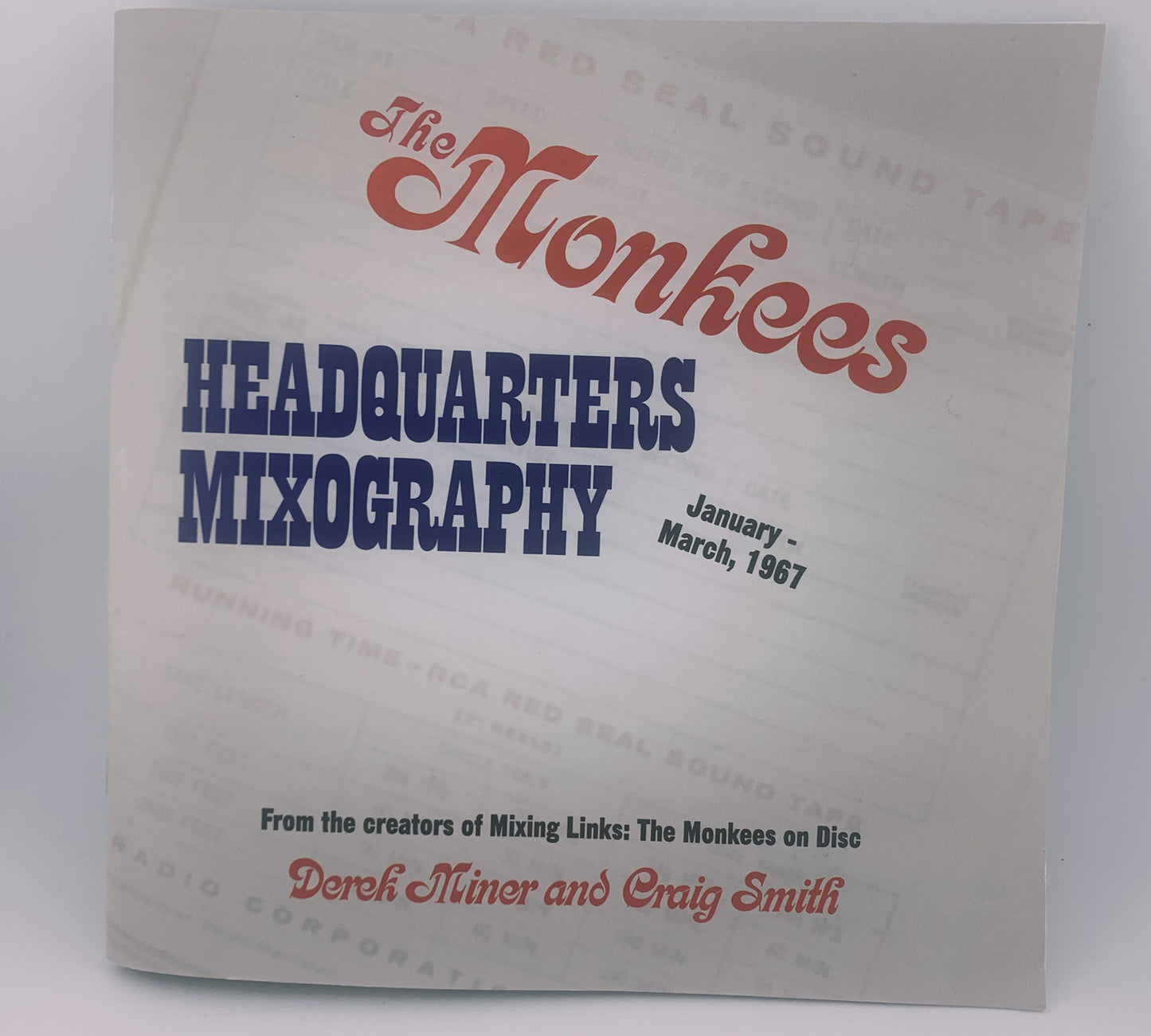 Headquarters Mixography physical booklet